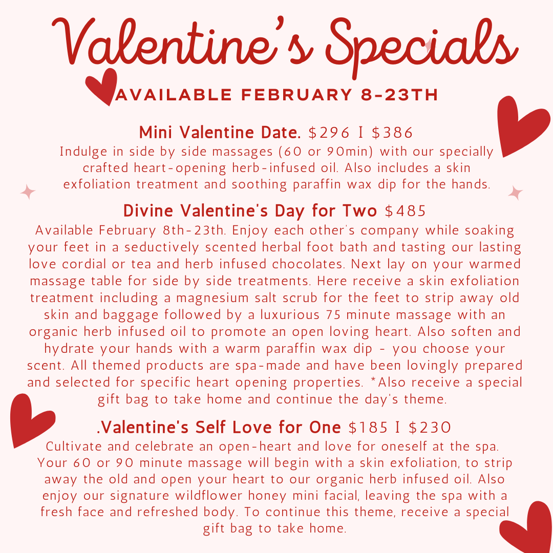 Valentine's Specials at Blooming Day Spa San Marcos, Texas